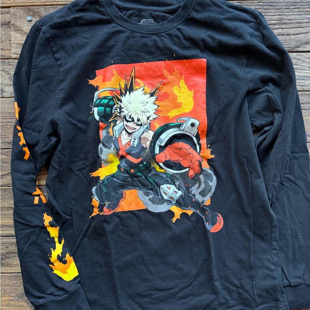 Bakugo Katsuki My Hero Academia Graphic Long Sleeve